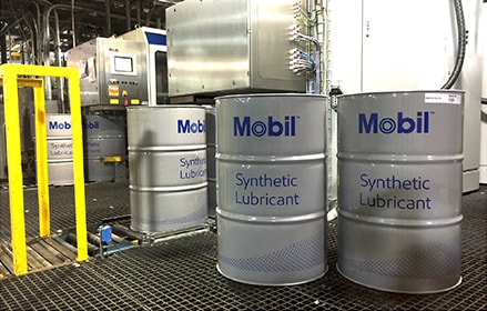 Mobil synthetic lubricant for industrial plant