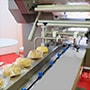Baking food machinery with lubricants