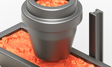 Caster ladle turret