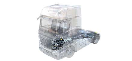 3D commercial vehicle schematic visual