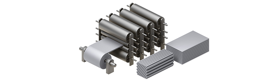 Cold rolling equipment piece