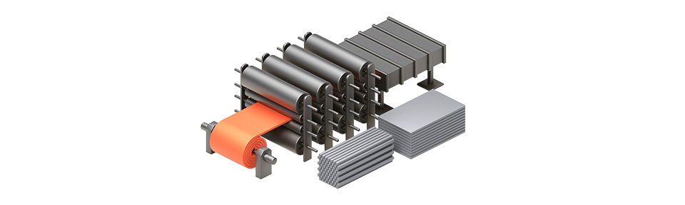 Hot rolling equipment piece