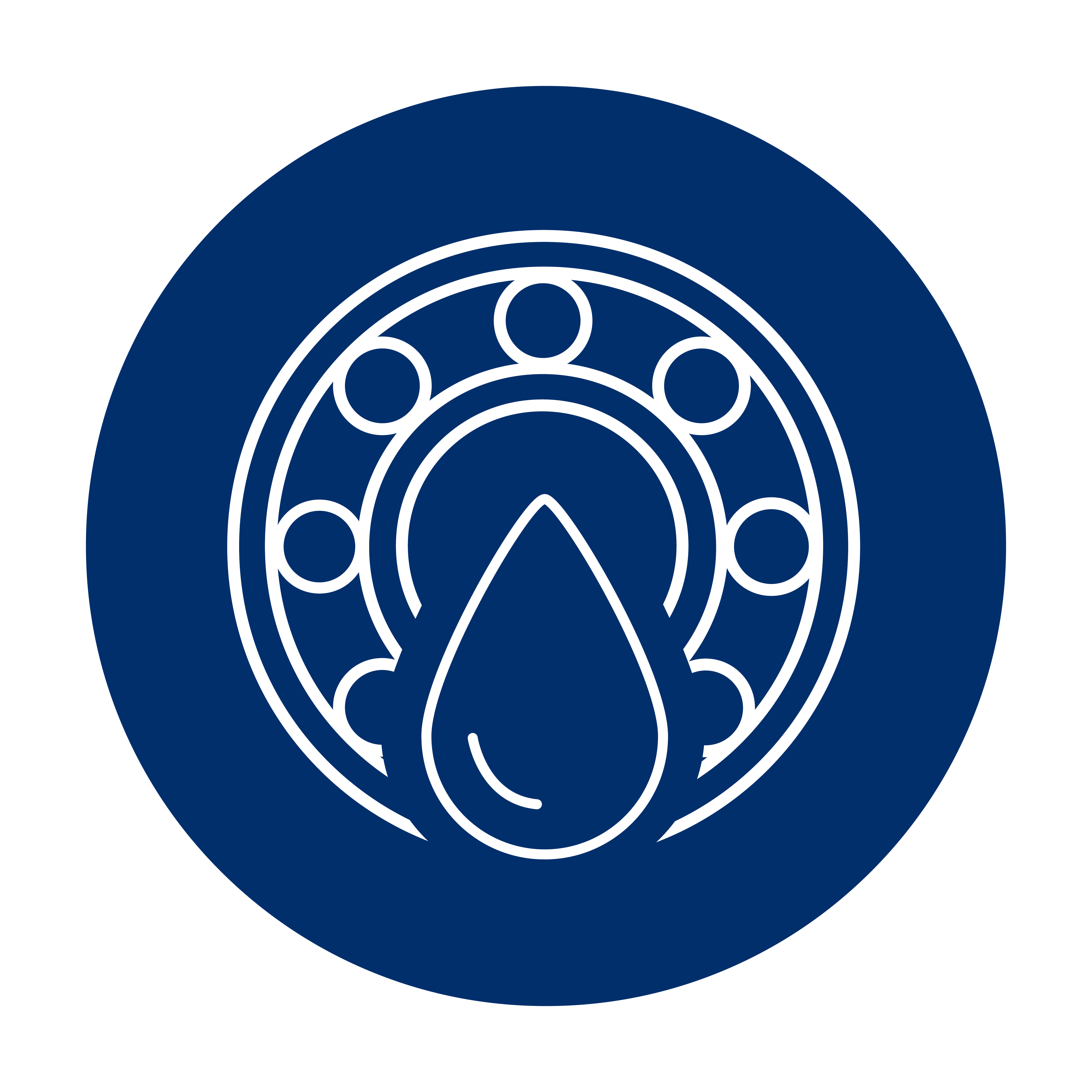 Greases icon in indigo