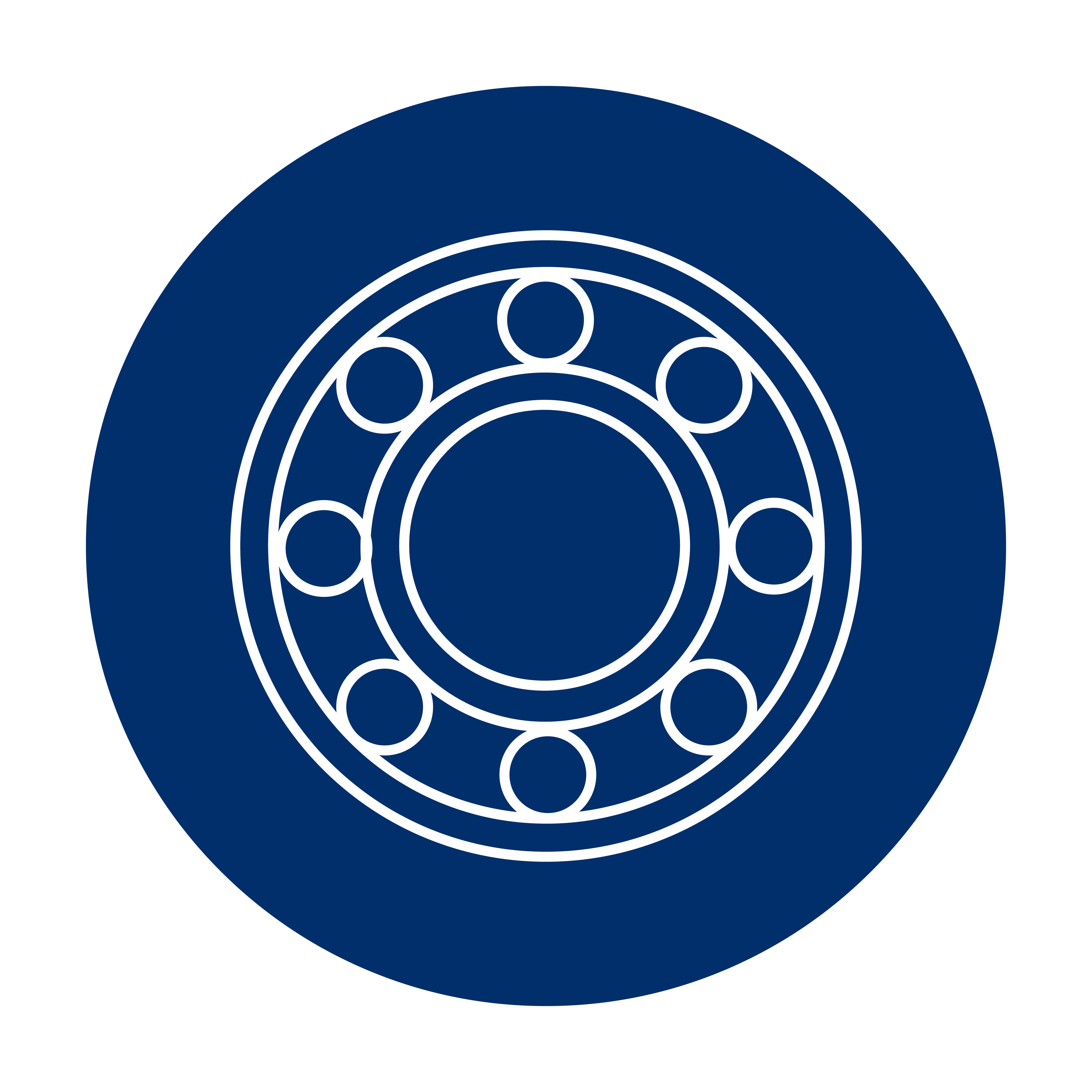 Bearings icon in indigo