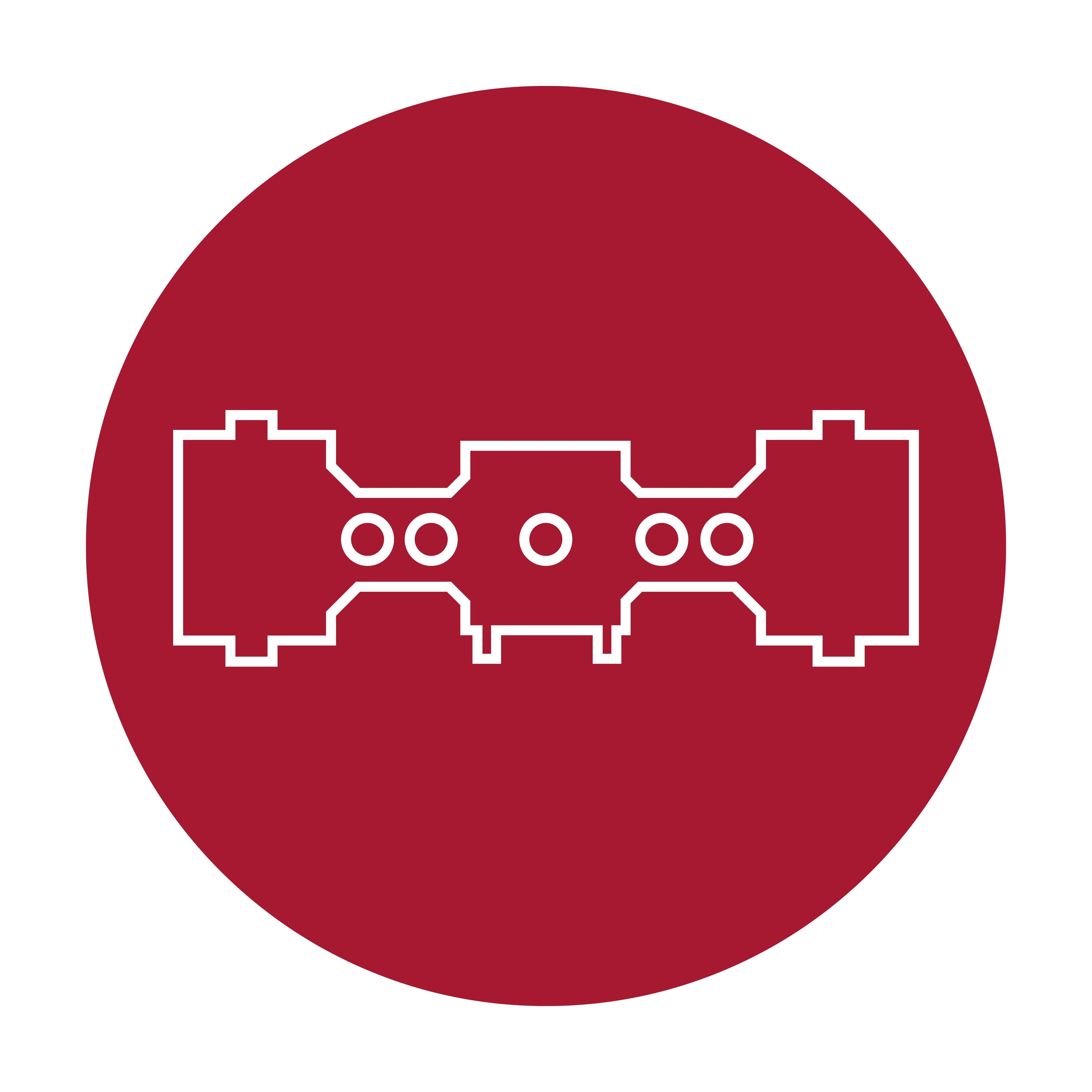 Ethylene and hyper compressors icon in cerise