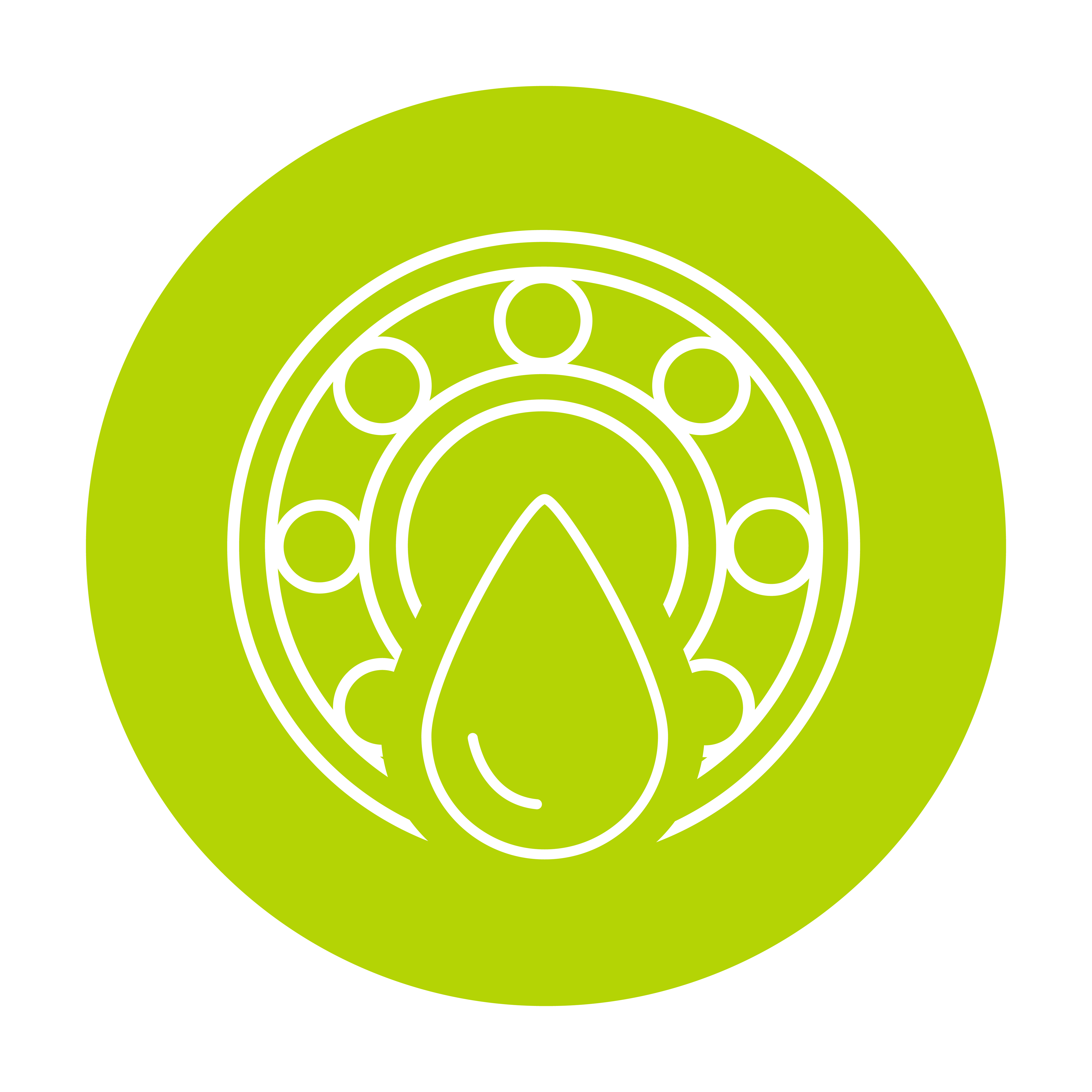 Greases icon in lime