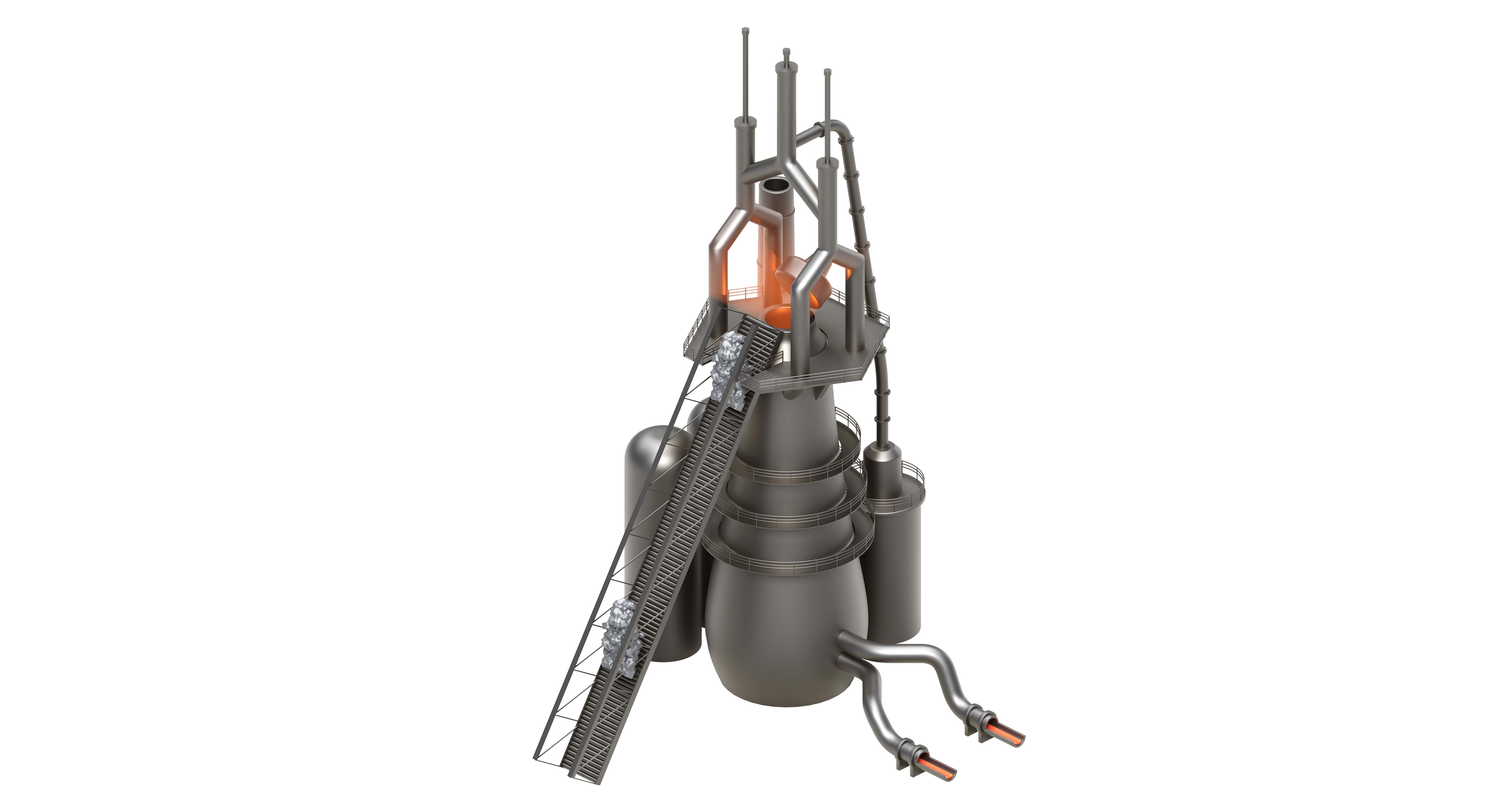 Blast furnace equipment piece