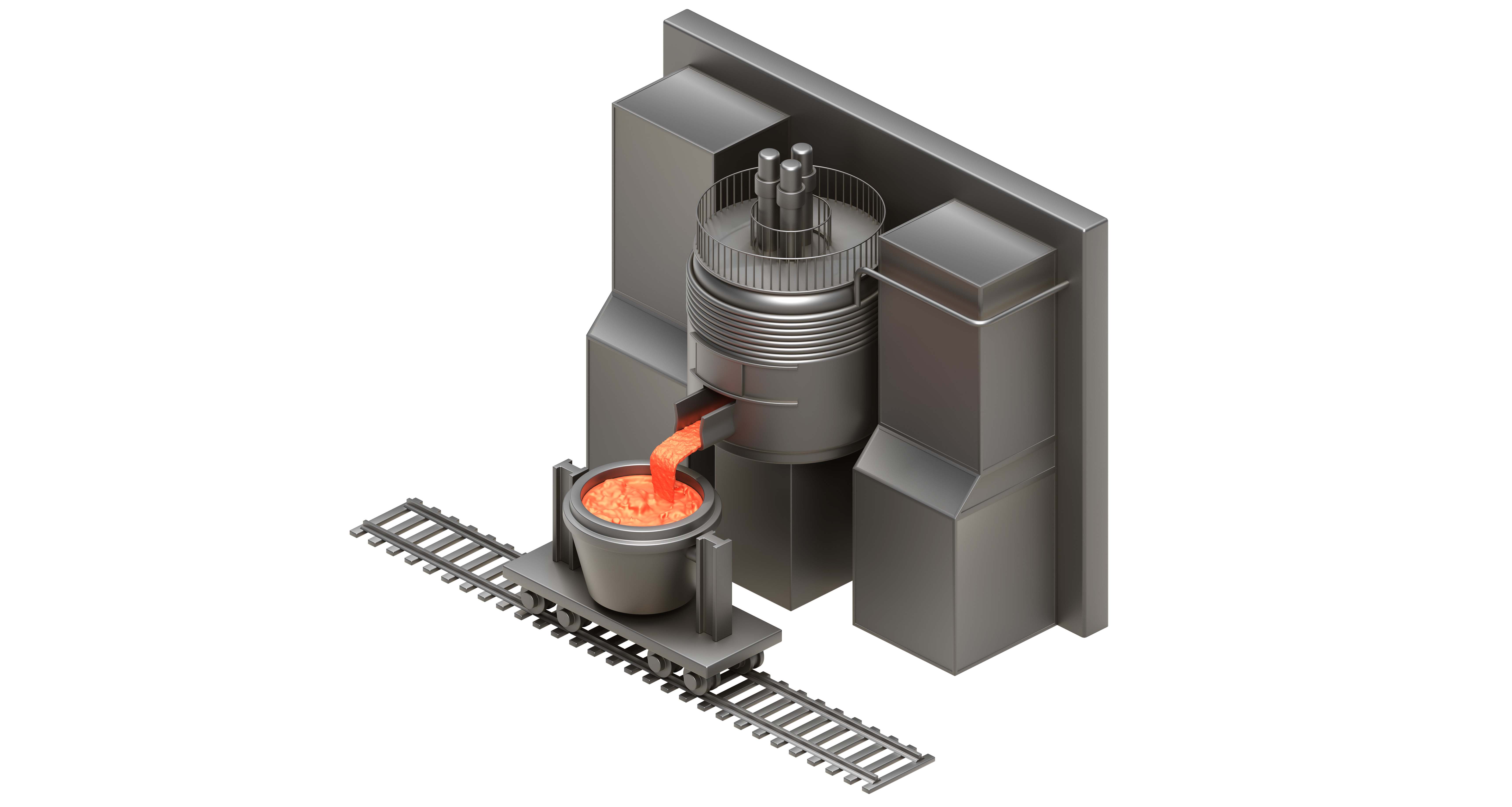 Electric arc furnace equipment piece