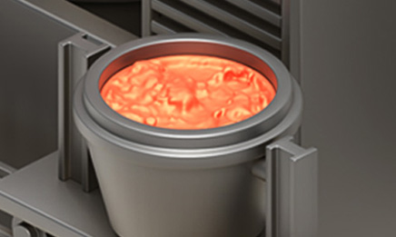 Liquid steel ladle