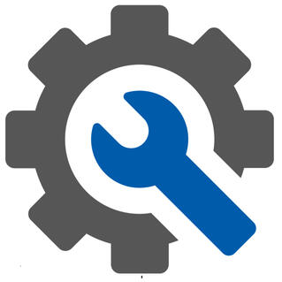 Cog and spanner icon